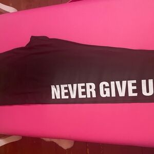 Motivational Black Leggings